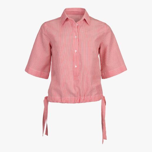 Rossana Diva boxy-blouse van seersucker Insidertip voor een zomerblouse: de gestreepte boxy-variant met korte mouwen van luchtige katoen-seersucker.
