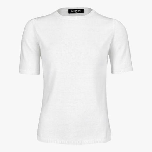 Junghans 1954 shirt van melkkatoen Melk maakt het verschil: het onvergelijkbaar zachte, klimaatregulerende gebreide shirt, gemaakt in Italië.