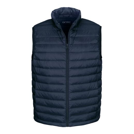 Navy ultralichte donvest met rits