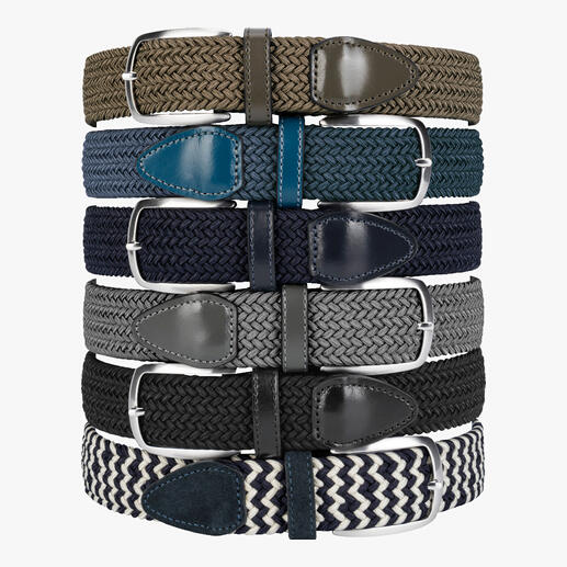 Elastische riem Heerlijk handige en comfortable ceintuur: glijdend instelbaar en elastisch.
