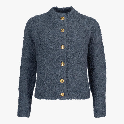 Junghans 1954 alpaca-bouclé-vest Teddystof-vesten zijn op dit moment helemaal in. Maar er zijn er maar weinig die net zo zacht zijn als een teddybeer.