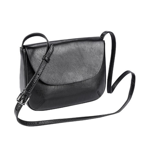 Zwarte Markberg Saddle-Bag met verstelbare schouderband