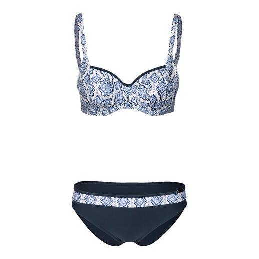 Bovenstuk en onderstuk van de Sunflair Spacer-bikini in één aanzicht.