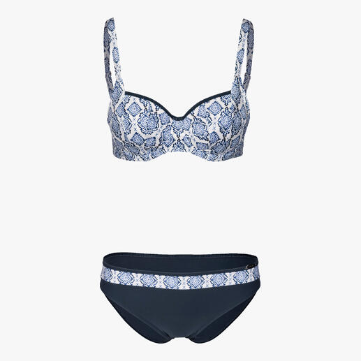 Bovenstuk en onderstuk van de Sunflair Spacer-bikini in één aanzicht.