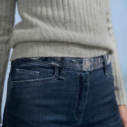 Onzichtbare riem isABelt® gedragen met jeans