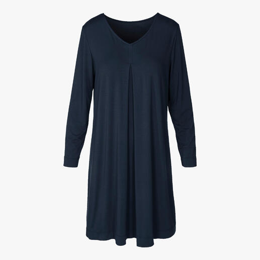 Hutschreuther bamboe-nightshirt Dit stijlvolle, ingetogen nachthemd is gemaakt van bamboe-viscose.