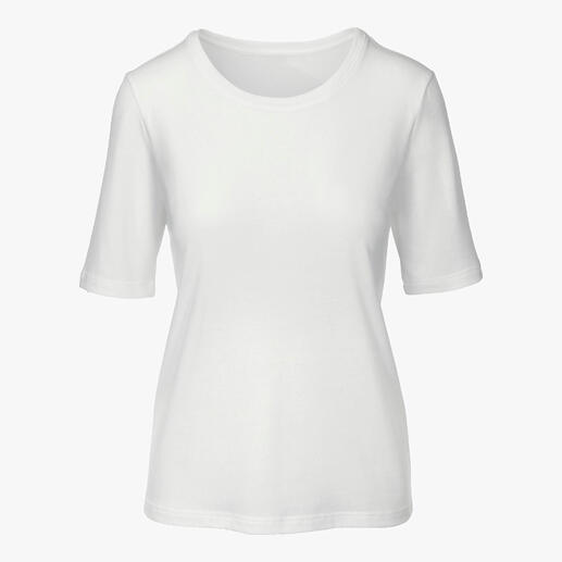 Tencel™ T-shirt Functioneel en duurzaam tegelijk: basic T-shirt van Tencel™ en biokatoen.