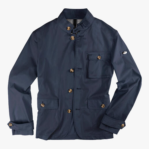 Steinbock® ultralichte stadsjas in marineblauw voor ophangen.