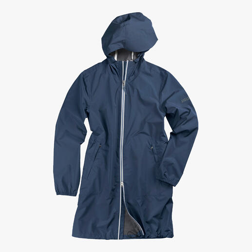 Aigle pocket-regenparka Chiquer en gekleder dan gebruikelijke opvouwbare regenjassen.