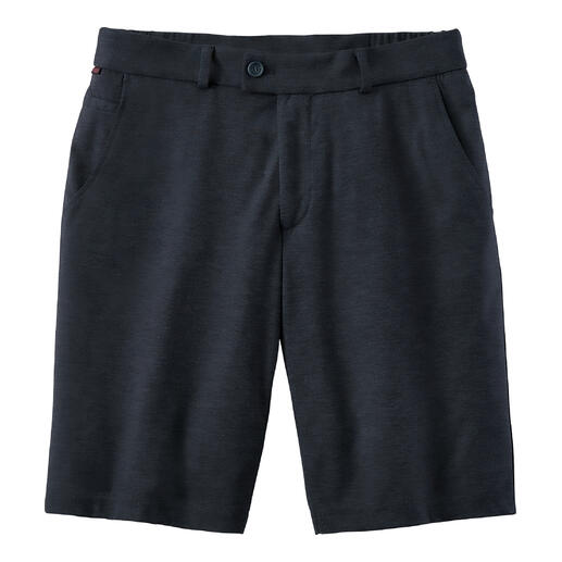 Jersey-short in Salt Pepper, losse pasvorm voor comfortabel dragen.