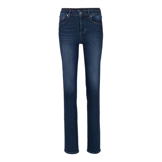 Liu Jo straight jeans op een witte achtergrond.