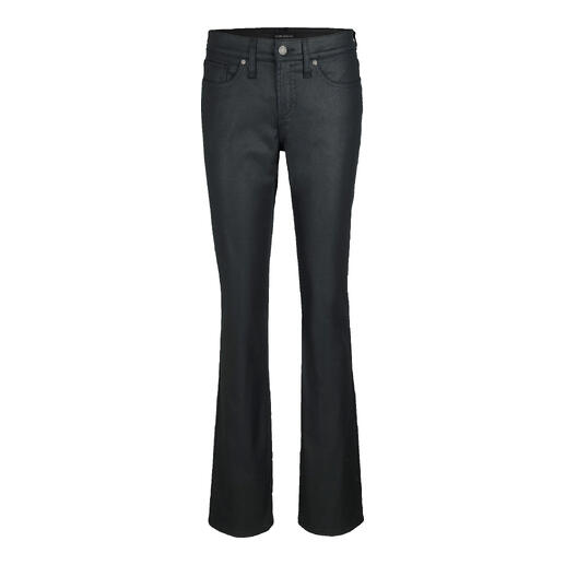 Zwarte bootcut jeans met een klassieke snit en lichte stretch.