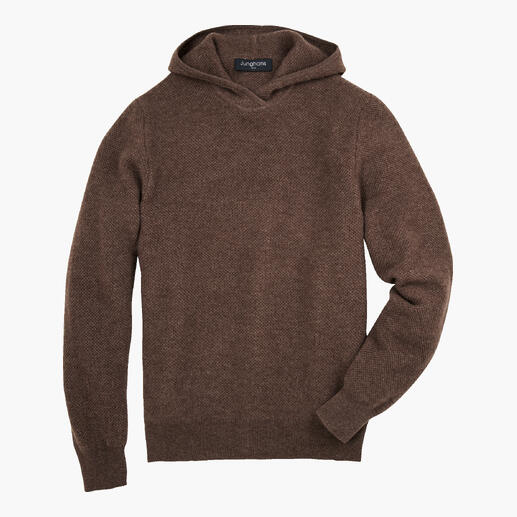 Bruine JH1954 KA-Pique-hoodie maat 36
