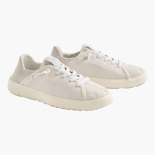 Witte Tropicfeel Sunset sneakers in een lichte zijaanzicht