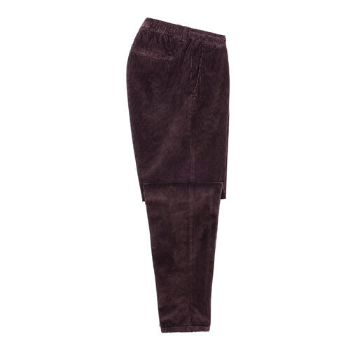 Brax Hyperlight corduroy pants in donkerbruin met elastische tailleband