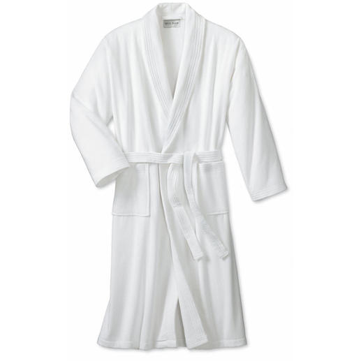 Witte unisex badjas in maat XS