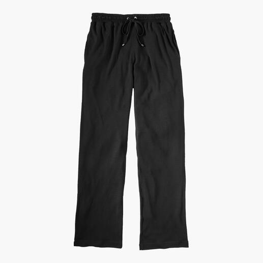 Vrouwen joggingsbroek in zwart met elastische band