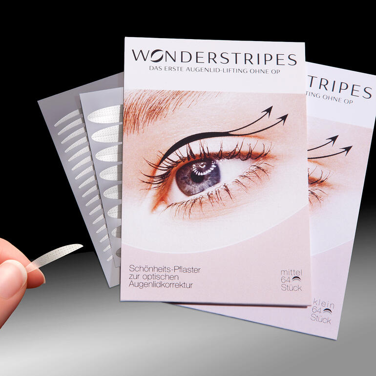 WONDERSTRIPES, verpakking met ooglid-lift pleisters.
