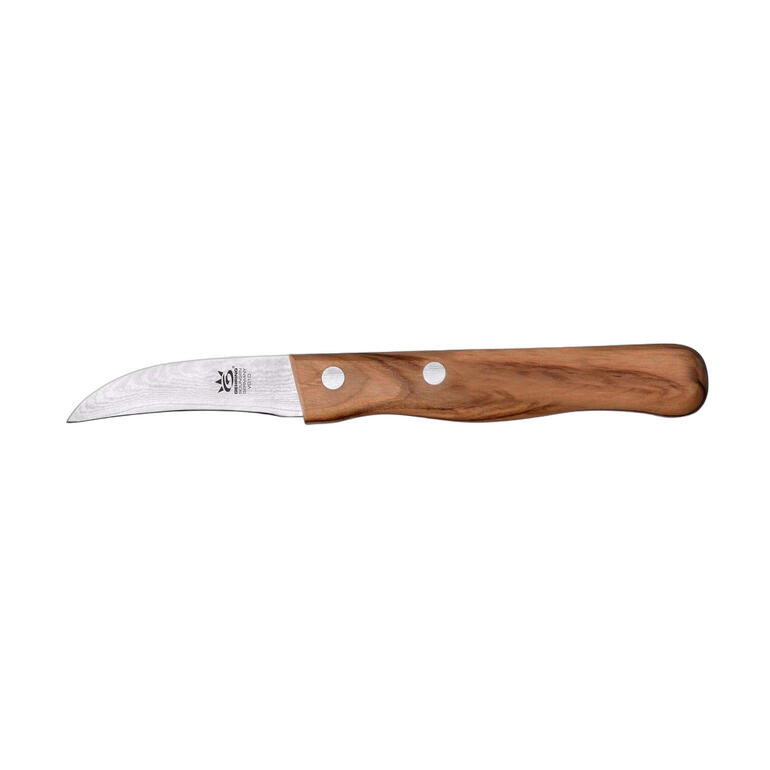 Schilmes Damast schilmes met houten handvat.