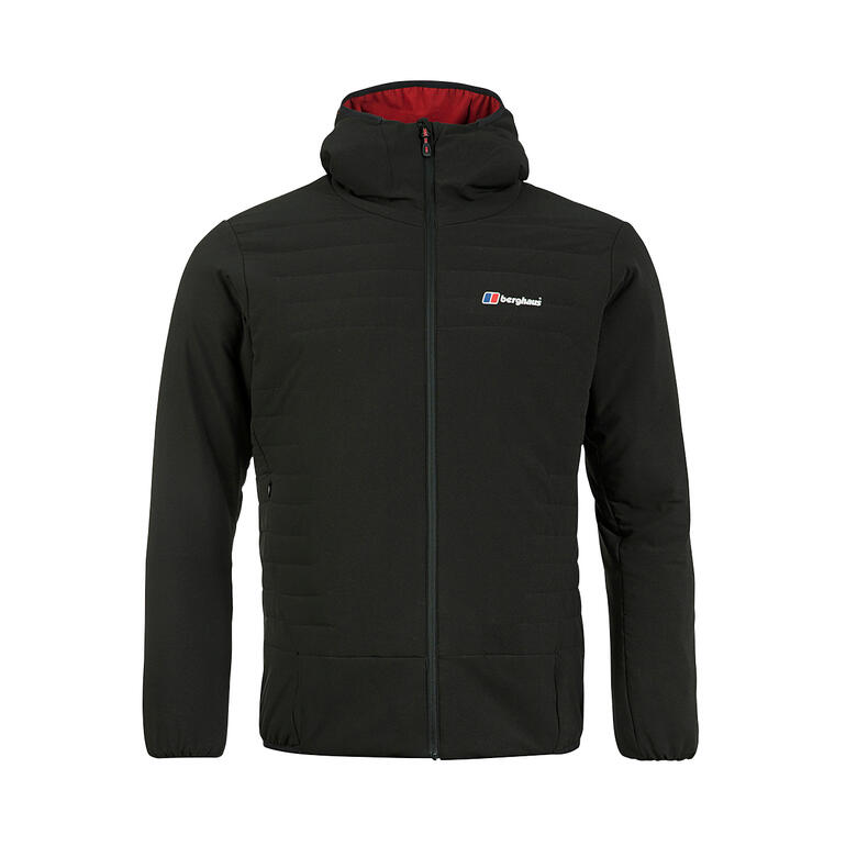 Berghaus ThinDown-jacke in het zwart met capuchon