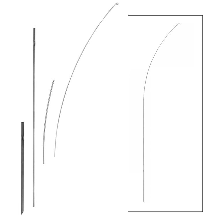 Kleine grondpen voor het bevestigen van lantaarns.