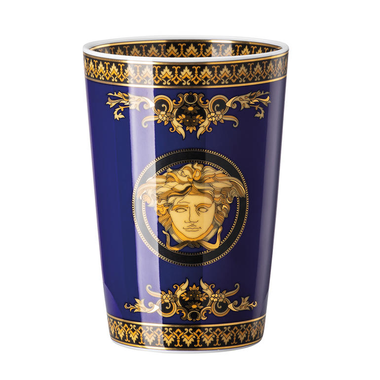 Versace geurkaars in mooie mok met gouden patronen