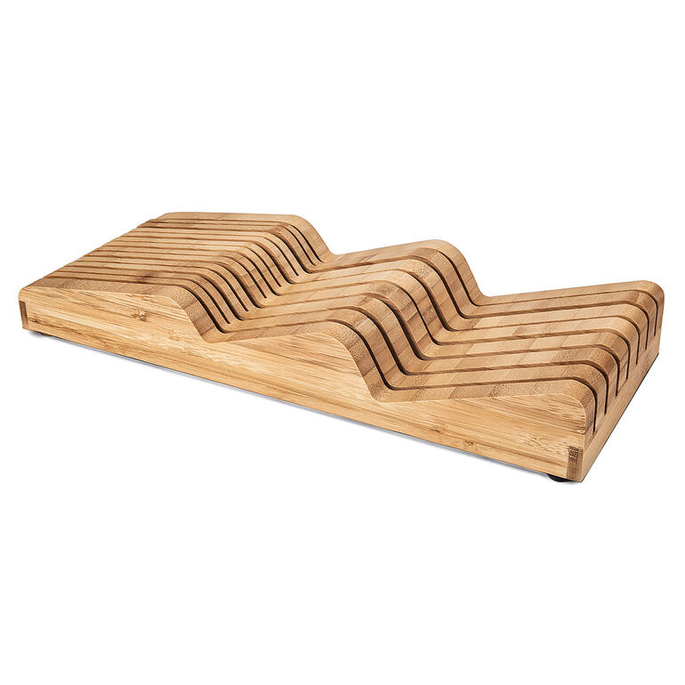 Messenblok van Robert Welch® Robert Welch® messerstandaard van hout met golvend ontwerp