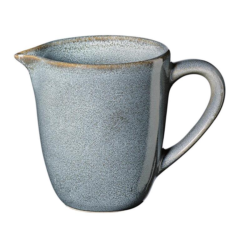Kannetje van de servieslijn Saisons met grijze geglazuurde afwerking