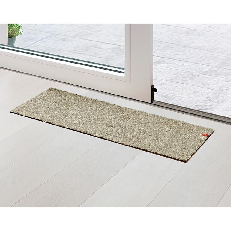 Greige Terrasdeur mat in beige voor een glazen deur.