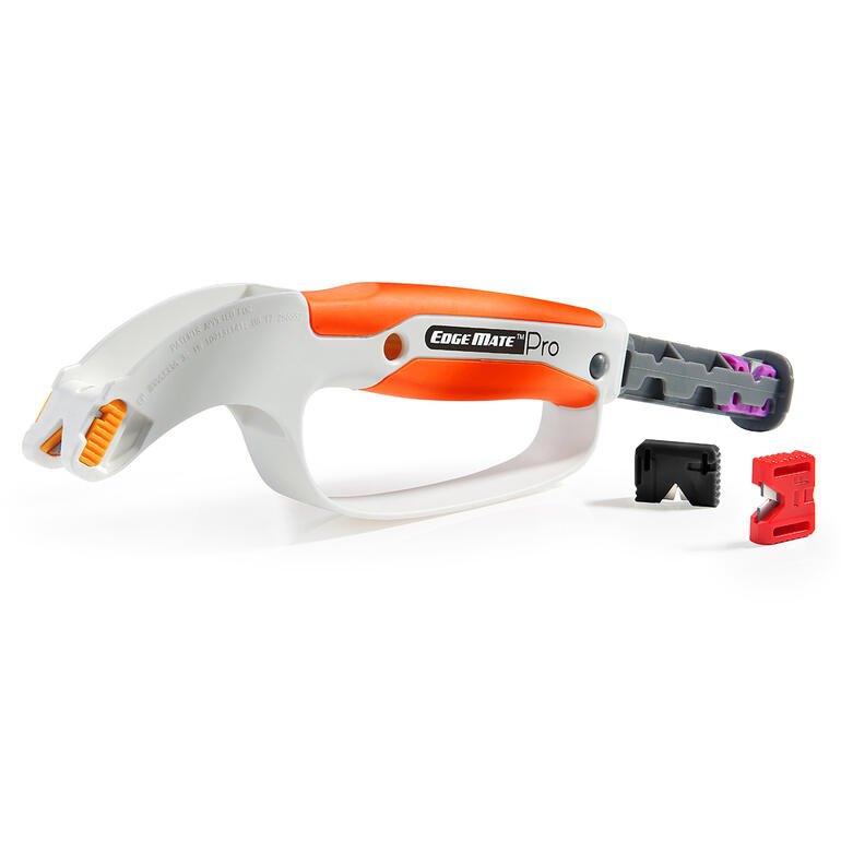 7-in-1 multislijper Slijper met ergonomische grip en opbergunit.