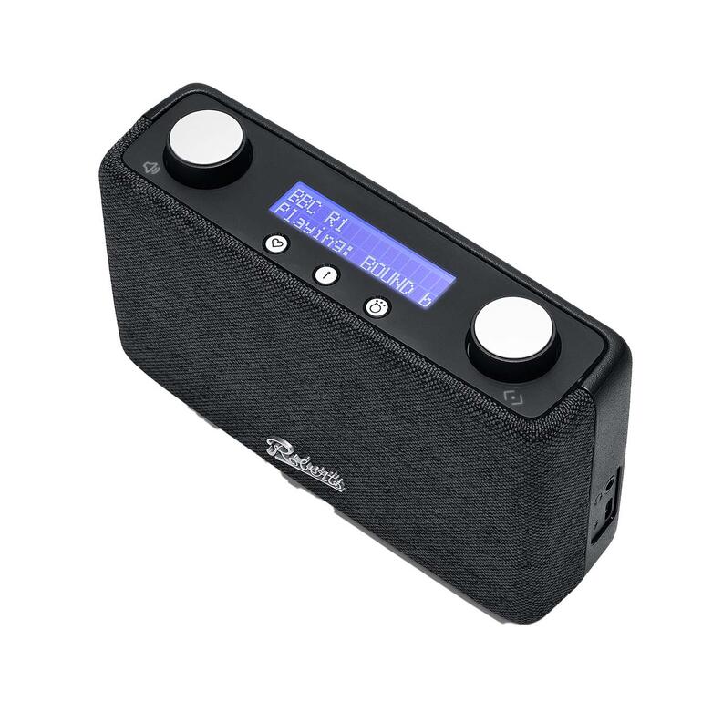 Bovenaanzicht van de Roberts DAB+ Radio Play 11 met display.