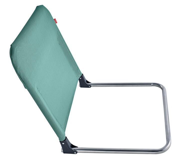 4-in-1 logeerbed in rechte positie, groene kleur.