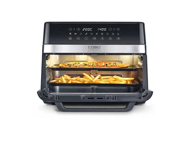 XXL Duo Airfryer met twee niveaus en digitaal display
