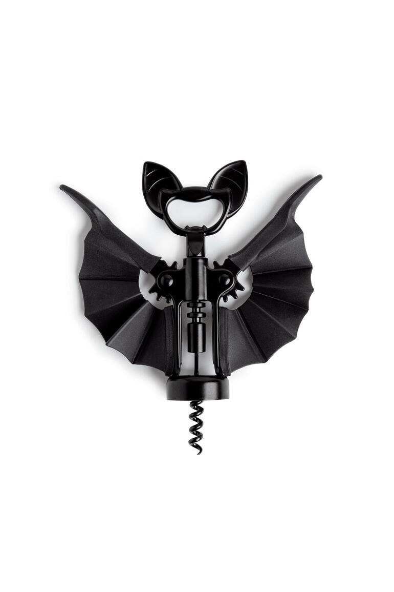 Detailopname van de vleermuiskurkentrekker zonder fles.