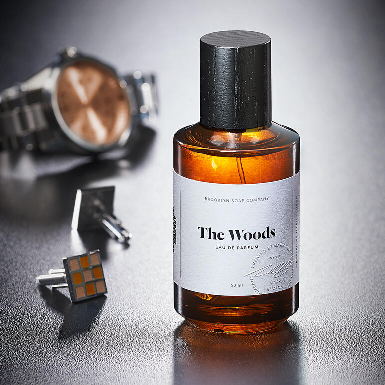 The Woods Eau de Parfum, 50 ml, in een elegante fles