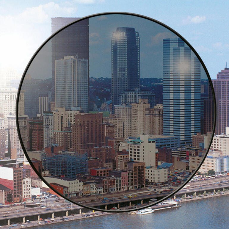 EAGLE EYES® Retro-zonnebril voor modern stadsbeeld