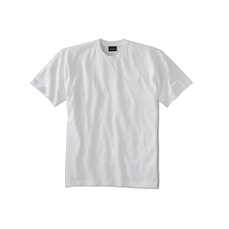 Wit T-shirt op een neutrale achtergrond