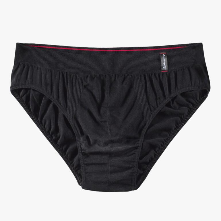 Zwarte heren slip op lichte achtergrond