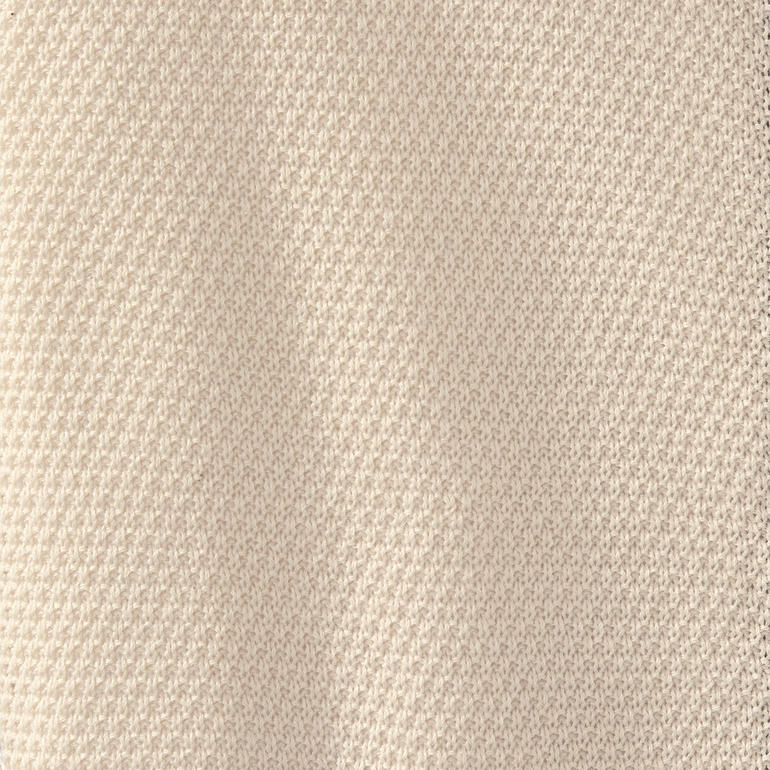 beige Close-up van lichte, gestructureerde stof.