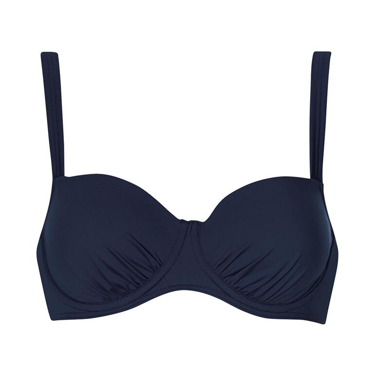 Sunflair® ReNew-bikini Donkerblauwe bikini-top van Sunflair® ReNew op een witte achtergrond.