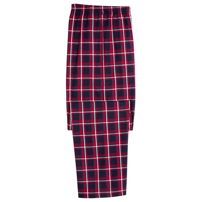 Lievelingspyjama No. 7 Geruite pyjama broek in rood en blauw van de favoriete pyjama lang no. 7