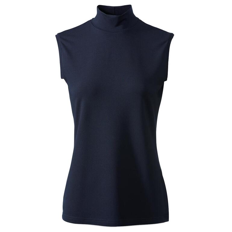 Mouwloze top in marine van Moya 24-uurs basics