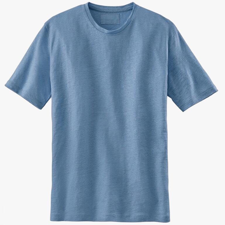 Lichtblauwe kleur van het Phil Petter Edel-Linnen-shirt