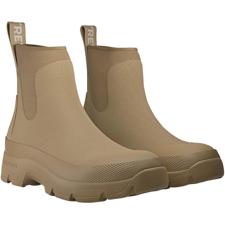 beige Beige Tretorn neopreen Chelsea-boots met elastische inzet.