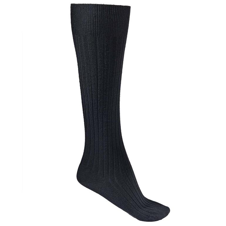 zwart Collégien Merino-compressiesokken in zwart, maat 42-44
