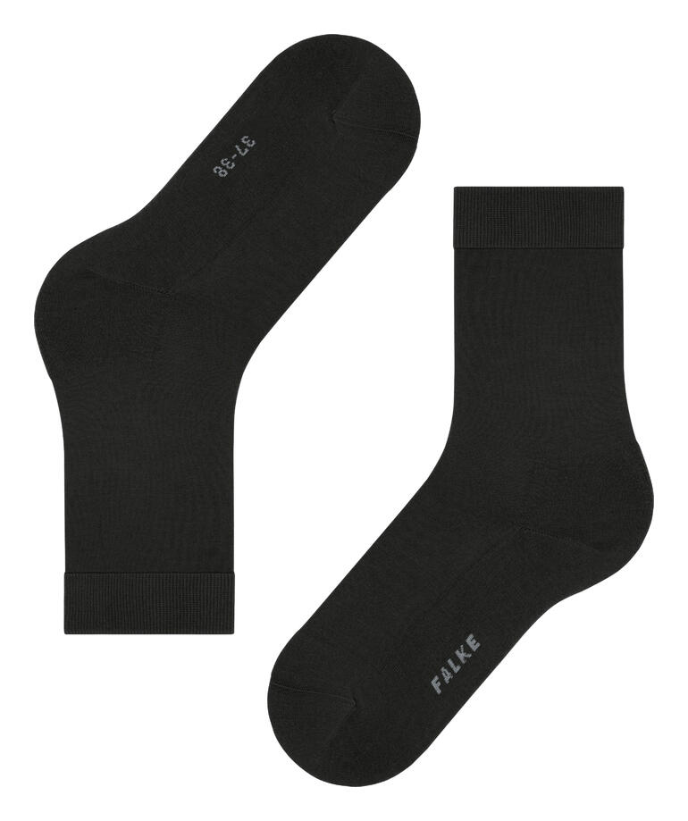 FALKE ClimaWool sokken in donker groen, paar bestaande uit een linker en een rechter sok