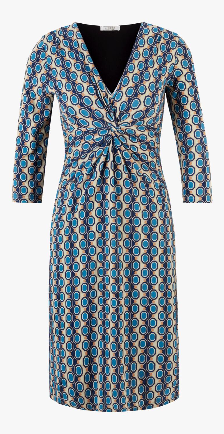 KD Jersey-kleed Pearls in volledige weergave met grafische patronen