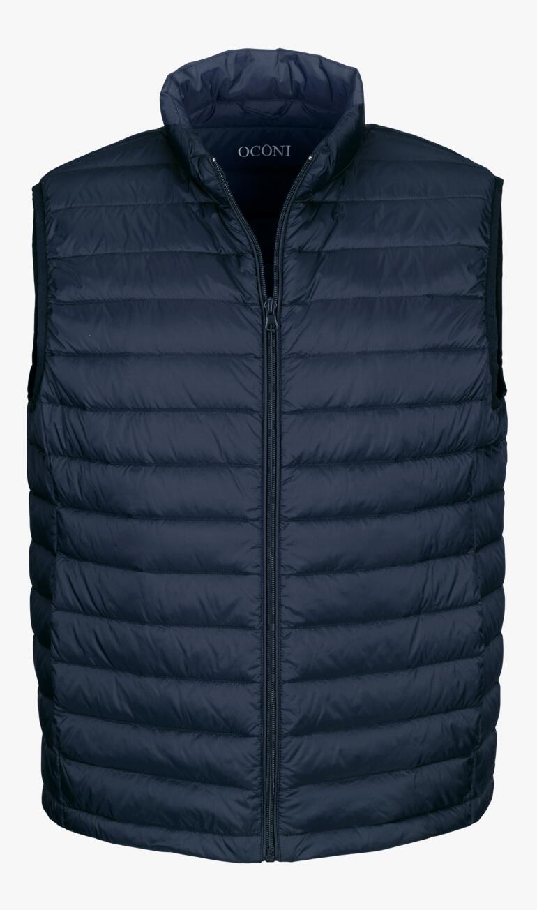 Navy ultralichte donvest met rits