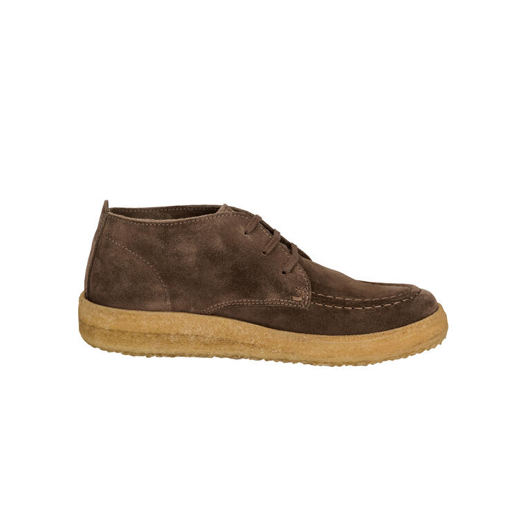 Astorflex chukka-boot Zijaanzicht van de Astorflex Chukka-boot in bruin suede.