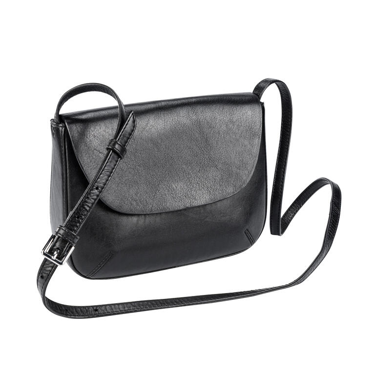 Zwarte Markberg Saddle-Bag met verstelbare schouderband